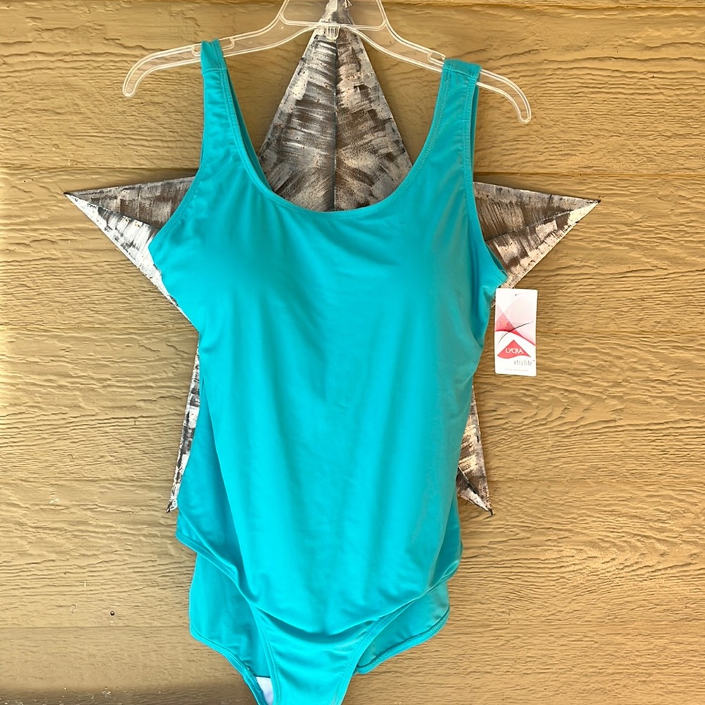 Blair one piece acqua swimsuit size 18
